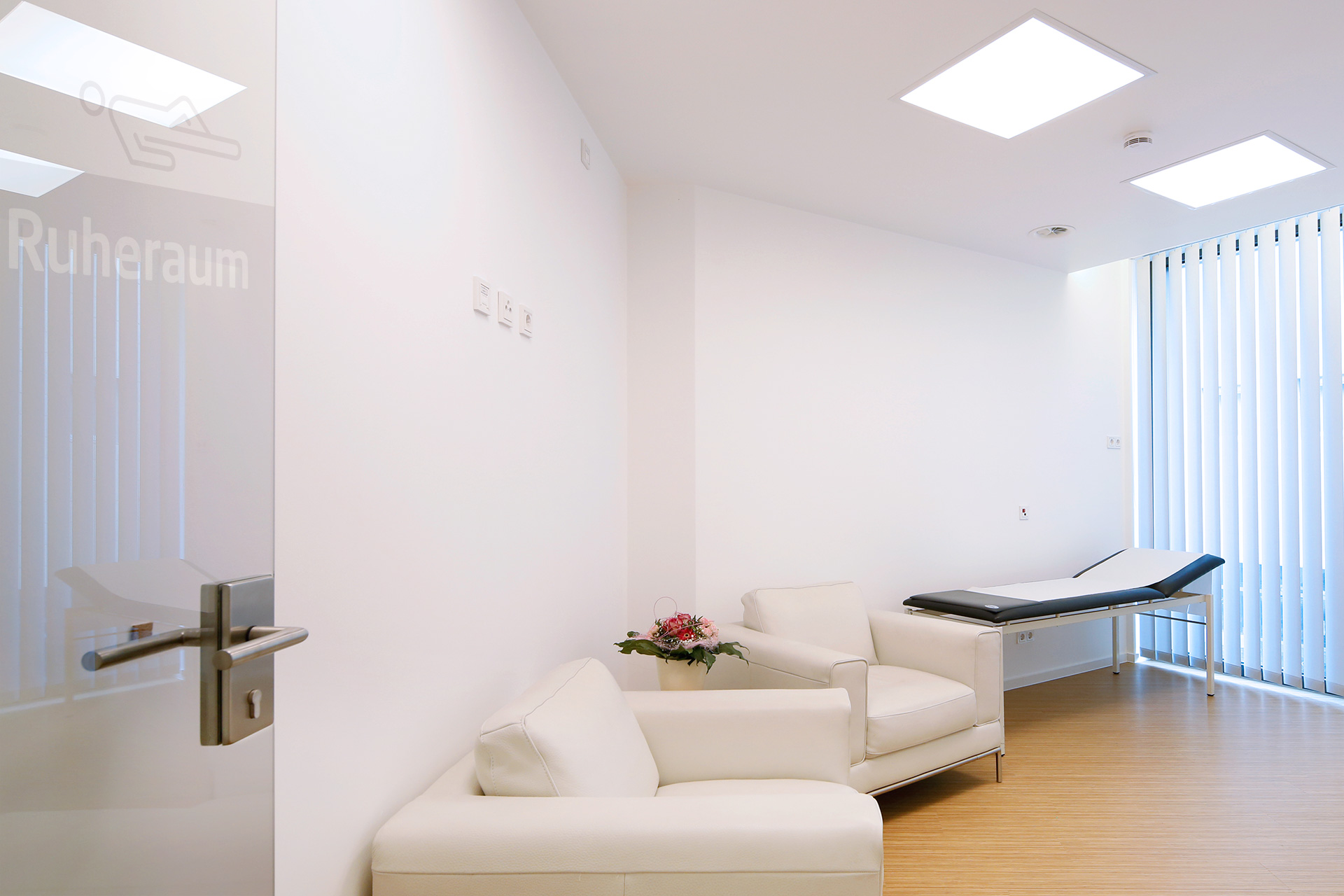 Aufnahme des Ruheraums